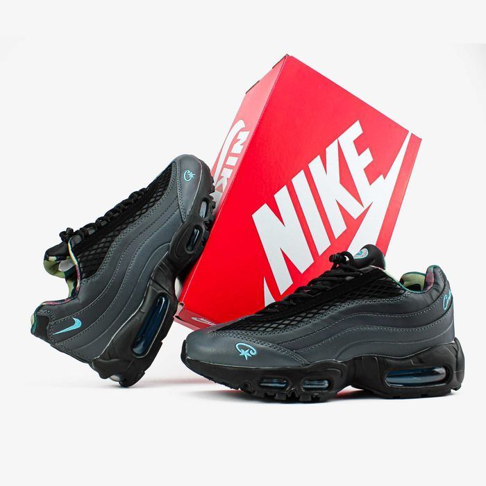 Мужские кроссовки Nike Air Max 95 SP Corteiz "Aegean Storm" 41-45