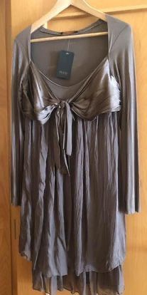 Vestido Rulys em algodão e acetinado XL