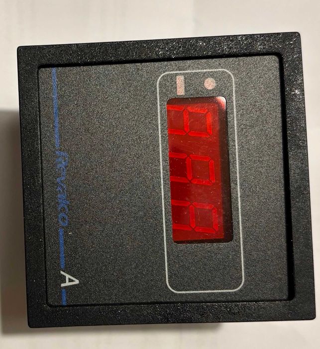 Amperímetro Digital REVALCO RI72 5A1 Instalação Painel 72 x 72