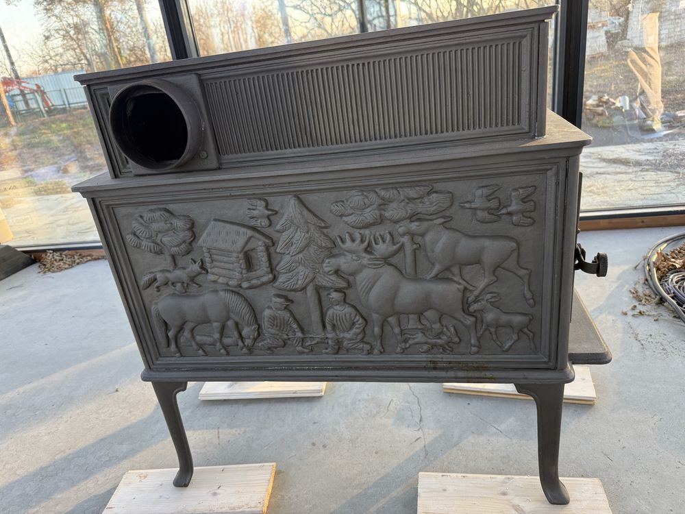 Jotul koza kominek ogrzeje 100 m2