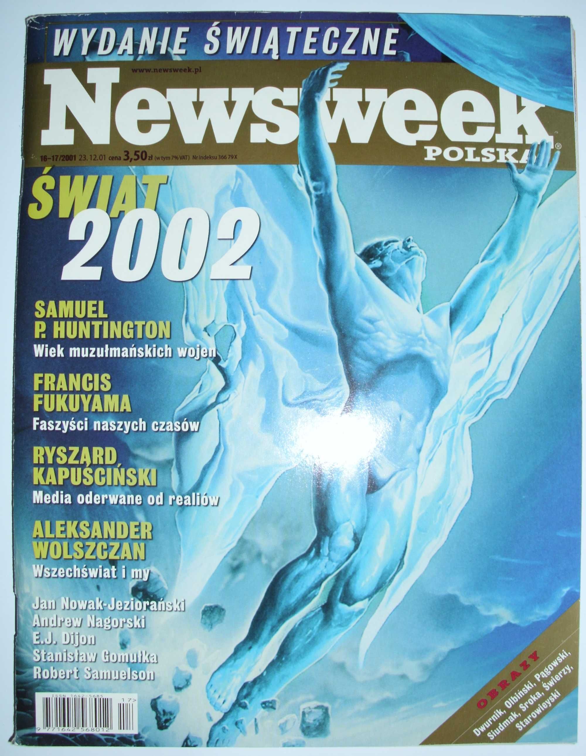 Unikat! Wydanie świąteczne Newsweek Polska Nr 16-17/2001, 23.12.2001 r