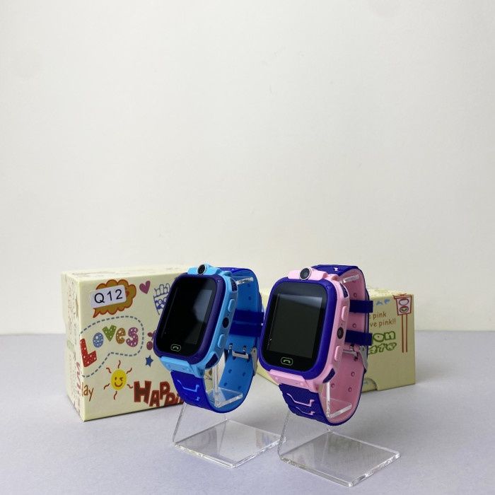 Дитячий годинник Smart Watch Q12 (Рожевий)