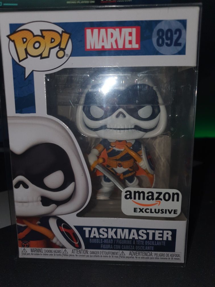 Figurka funko pop taskmaster 892 marvel amazon exclusive.