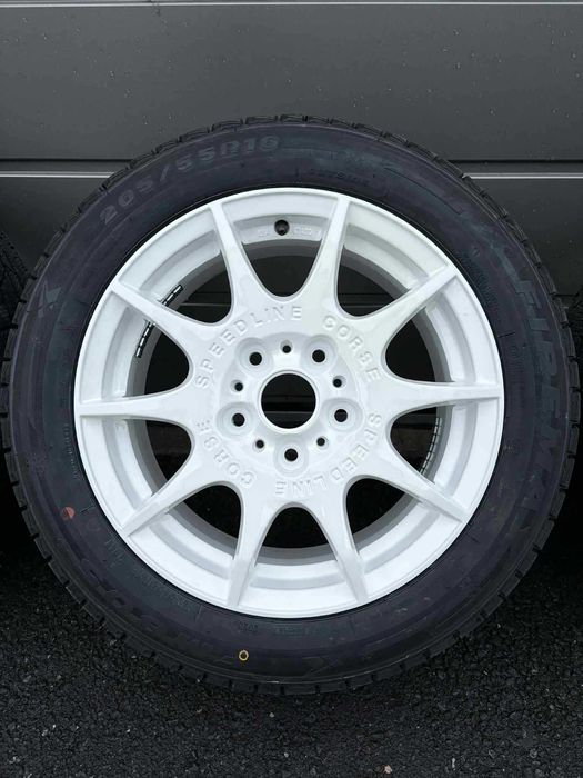 Speedline Corse 16" 5x120 do E46/E36 i inne, opony ZIMA 2025r