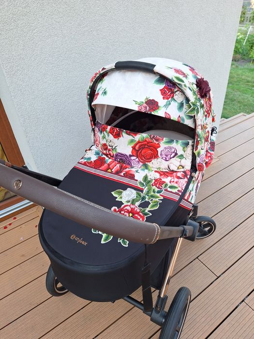 Cybex Priam Blossom Spring gondola + stelaż wózek