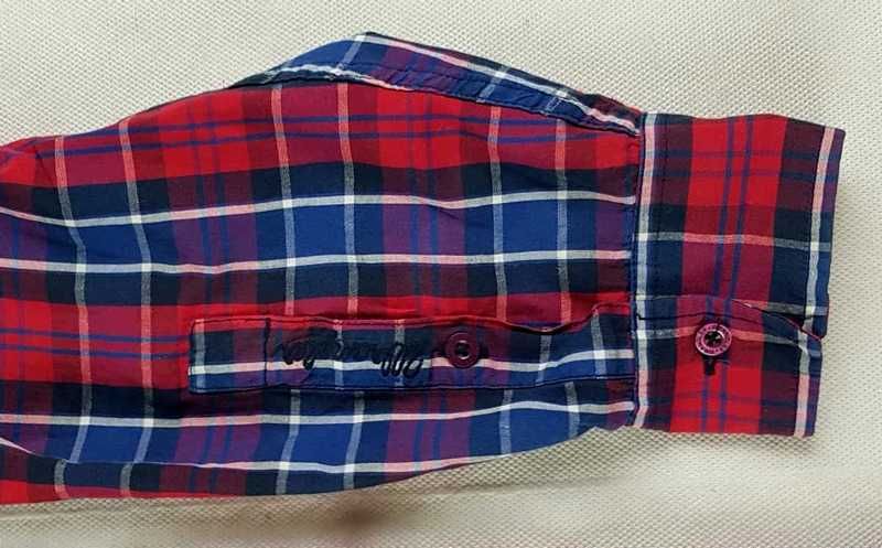 Męska koszula Wrangler Casual kratka - XL.