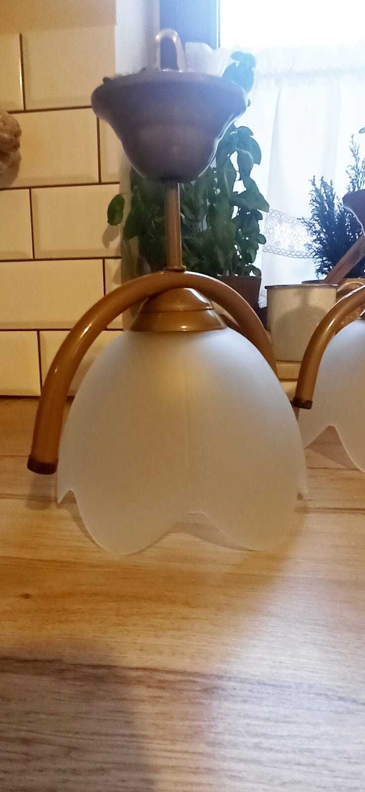 Lampa mleczna retro vintage