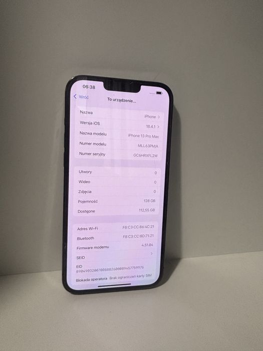 Iphone 13 pro max 128