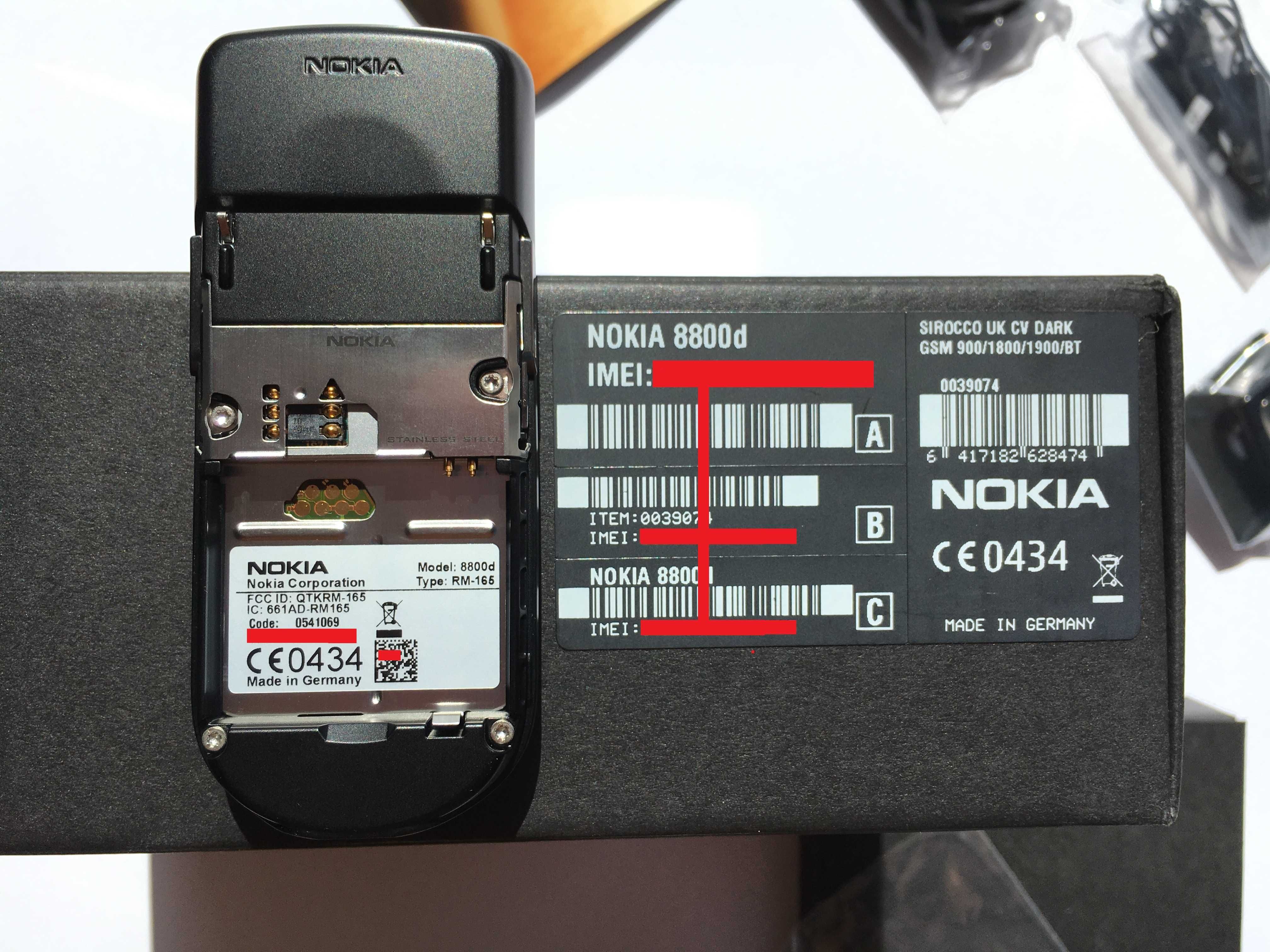 Nokia 8800 Sirocco Black - НОВИЙ ! - Oригінал ! vintage phone ретро