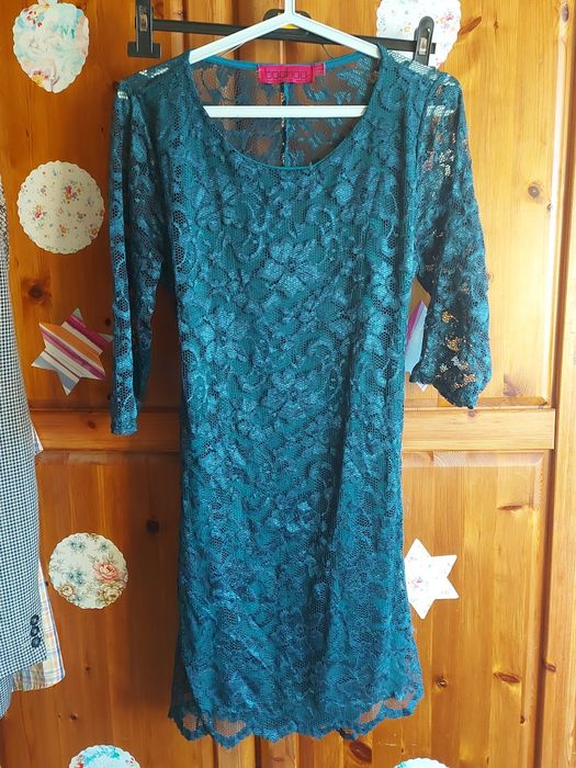 Sukienka wizytowa damska koronkowa rozmiar 40 firma BOOHOO