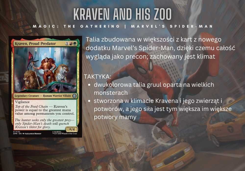 Magic the Gathering Commander | Marvel SpiderMan Kraven Proud Predator