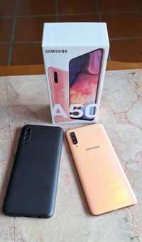Samsung Galaxy A50 + Capa Preta