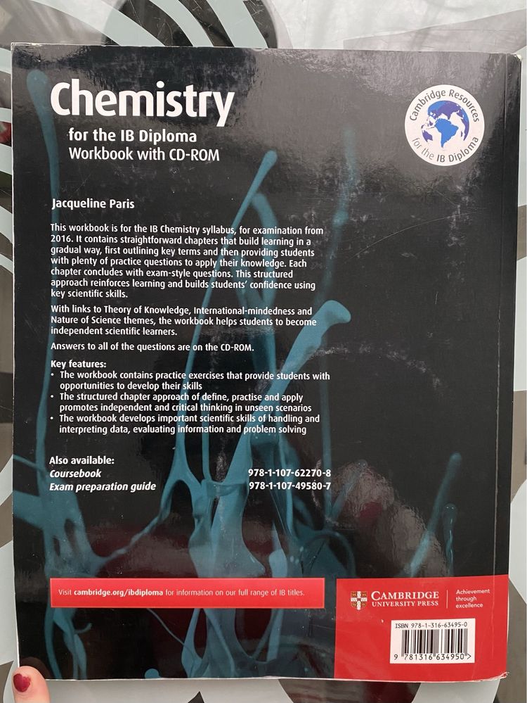 chemistry for the IB diploma workbook cambridge