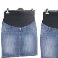 x7 YESSICA C&A Ciążowa Spódnica Jeans Elastyczny Pas 36 S