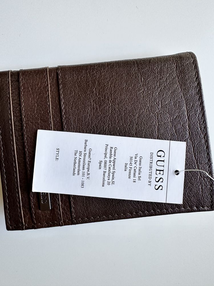 Чоловіче портмоне шкіряне Guess