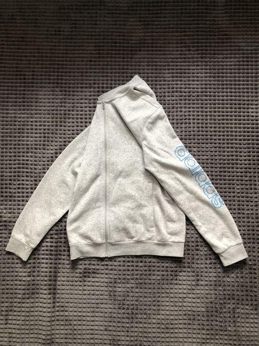 Бомбер ADIDAS (M) Essential кофта зип-бомбер мягусенький флис мужская
