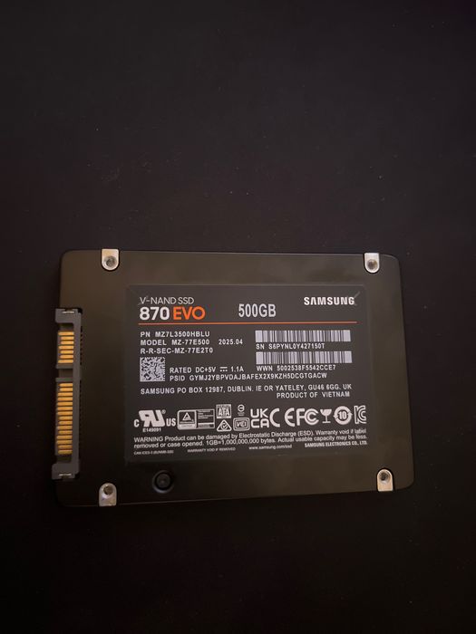 V-NAND SSD 870 evo 500GB Samsung
