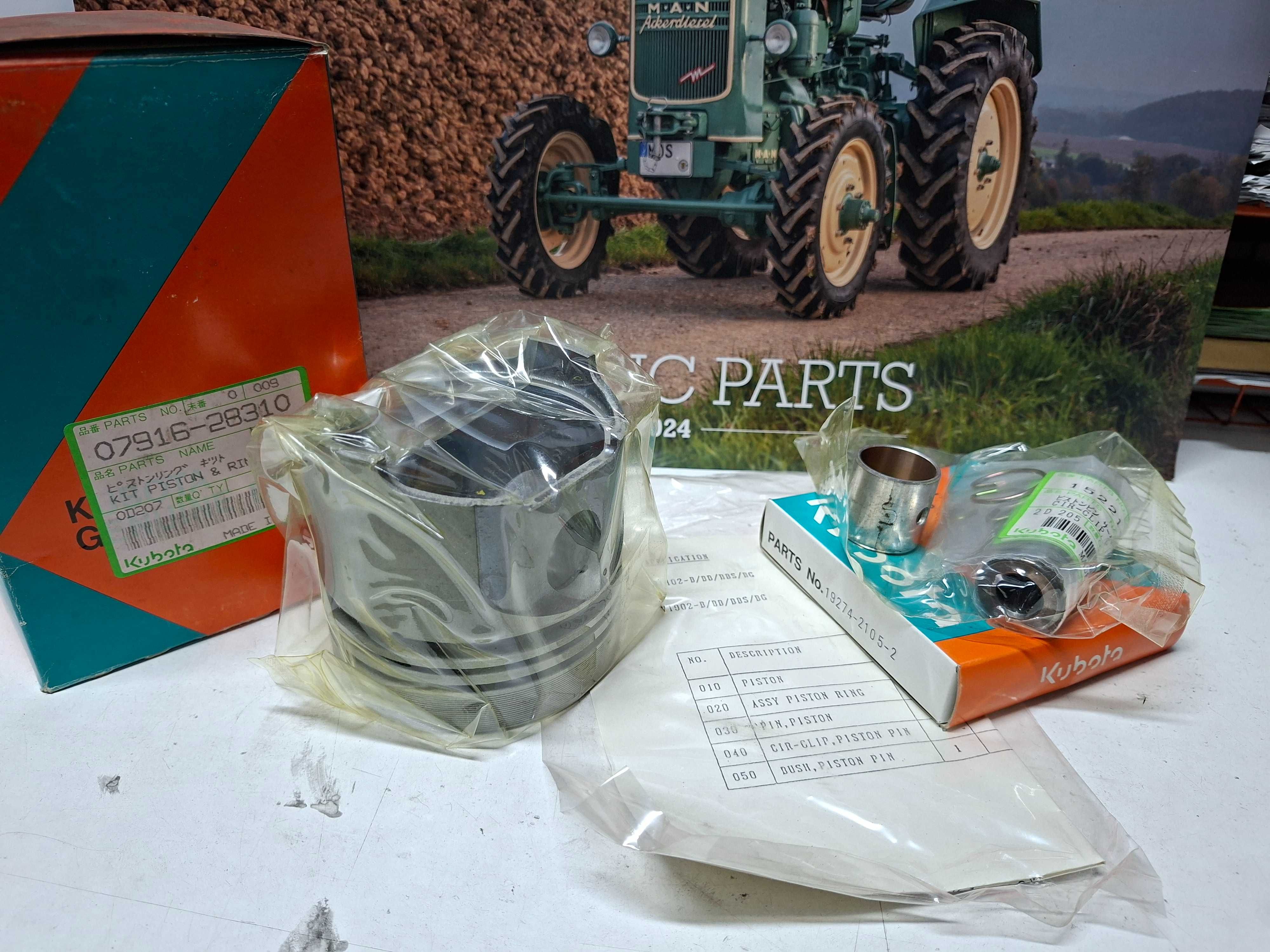 Filtros e peças para tratores - modelos antigos Kubota/Fendt/Renault