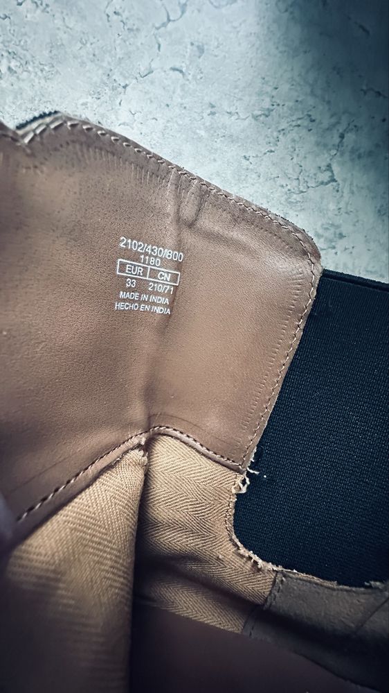 Ботинки для дівчинки фврми ZARA
