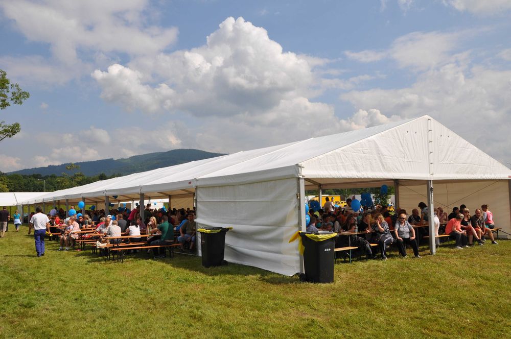 Hala namiotowa 10x25m, Pol-Plan, hala imprezova, hala magazynowa