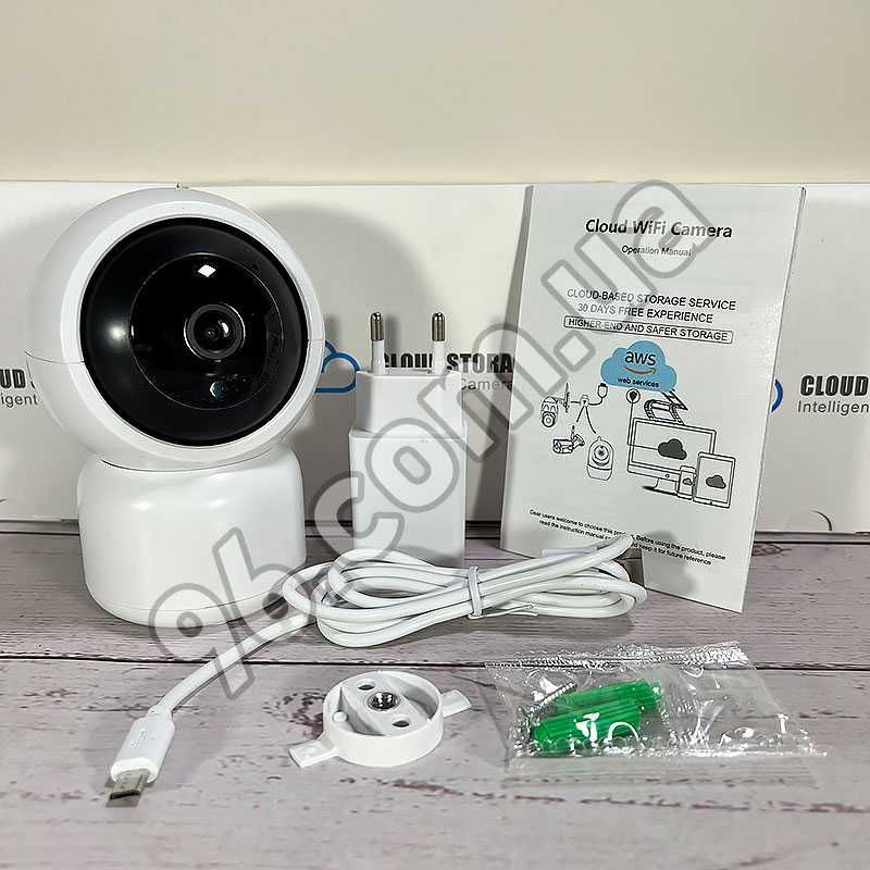 Беспроводная поворотная IP камера видеонаблюдения FullHD 2MP 1080 WIFI