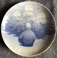 Talerz duński świąteczny firmy Royal Copenhagen B&G 1902 porcelana