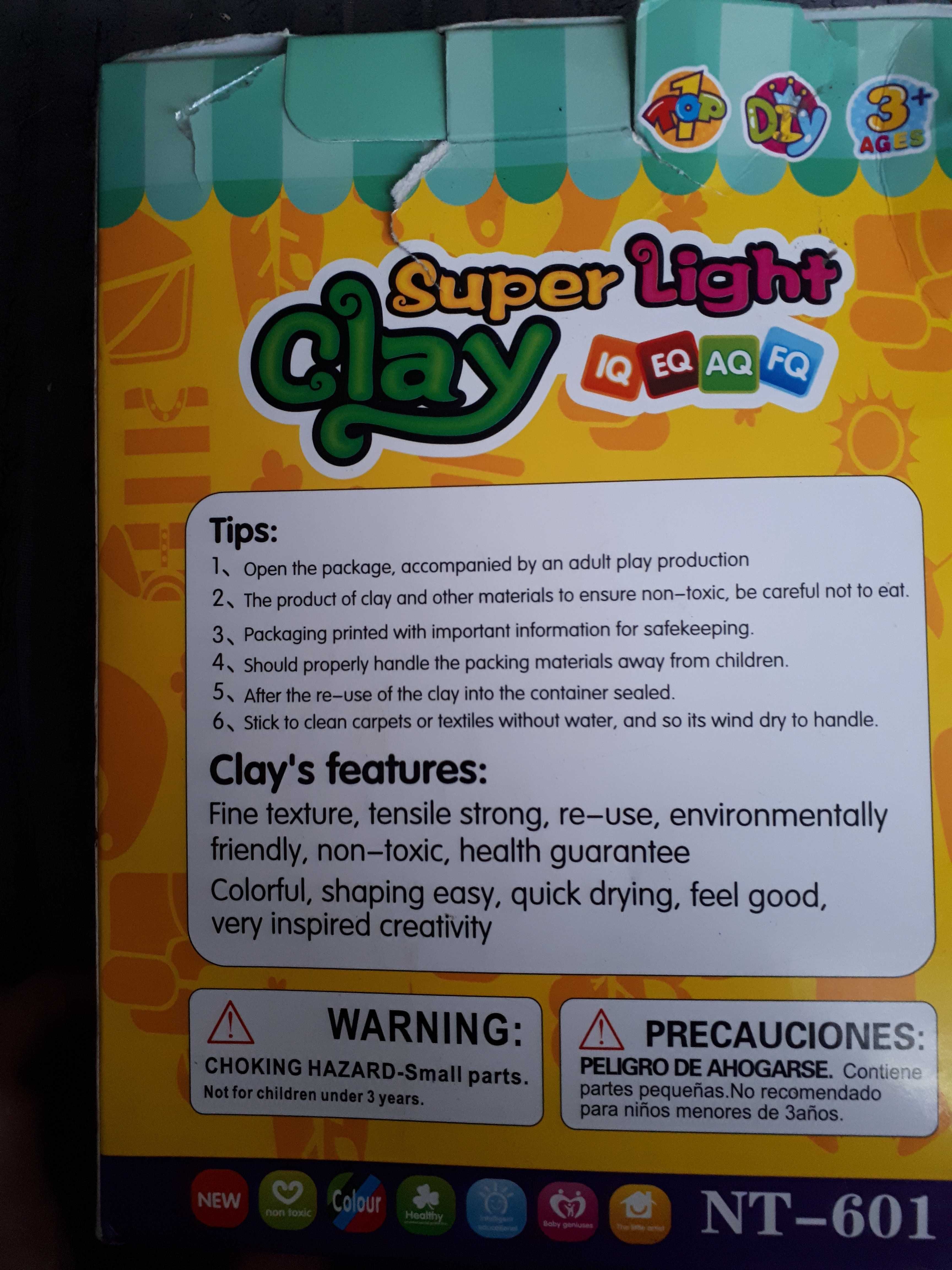 Super light clay Ariel princess z piankoliny
