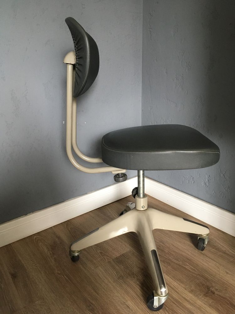 Okamura Industrial Office Chair krzesło lata 70 vintage