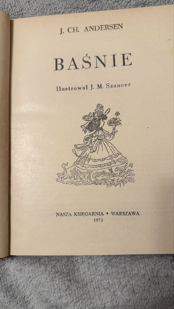 Baśnie Andersena 1973 Ilustracje Szancera