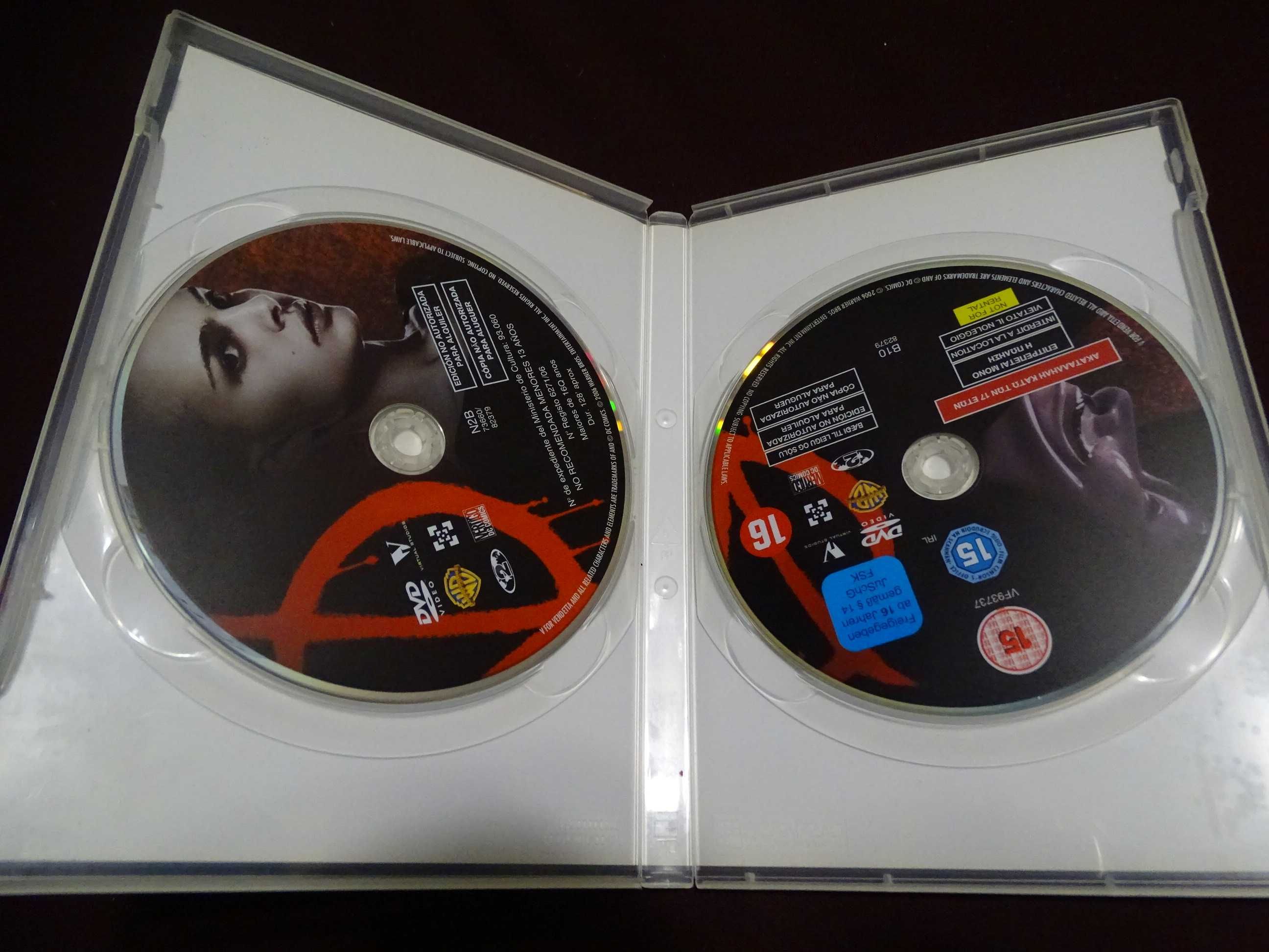 DVD-V de vingança/Natalie Portman-Edição especial 2 discos