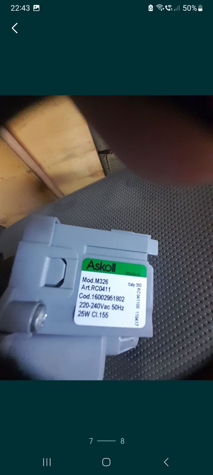 Sprzedam czesci do pralki Indesit ewd 61083W.PL