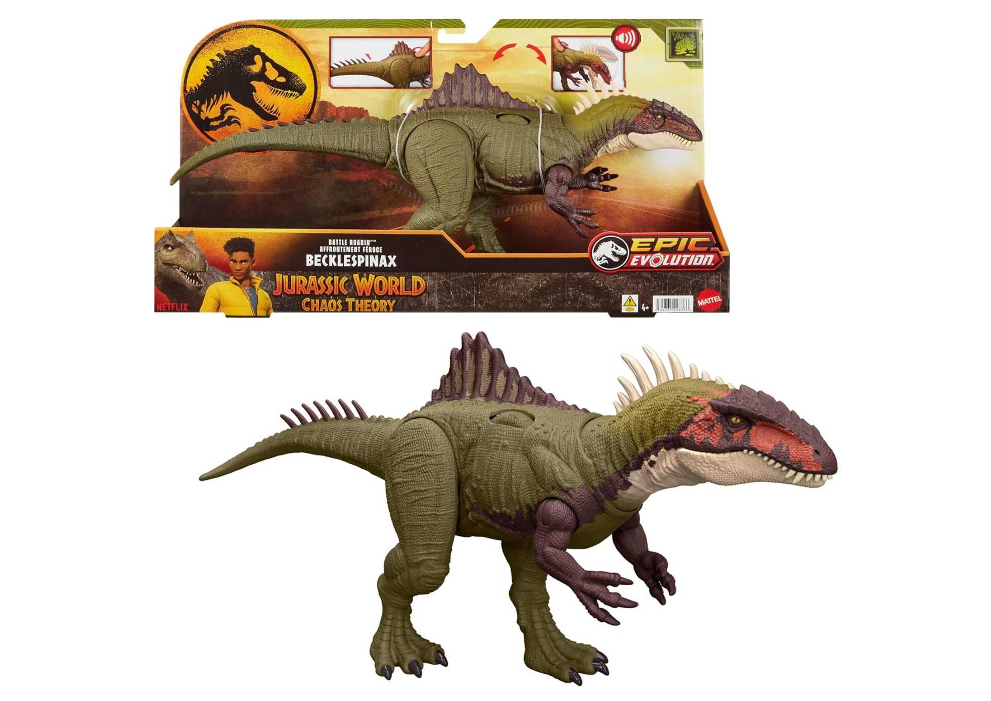 Фігурка Динозавр Беклеспінакс 43 см зі Звуком Jurassic World HXF52