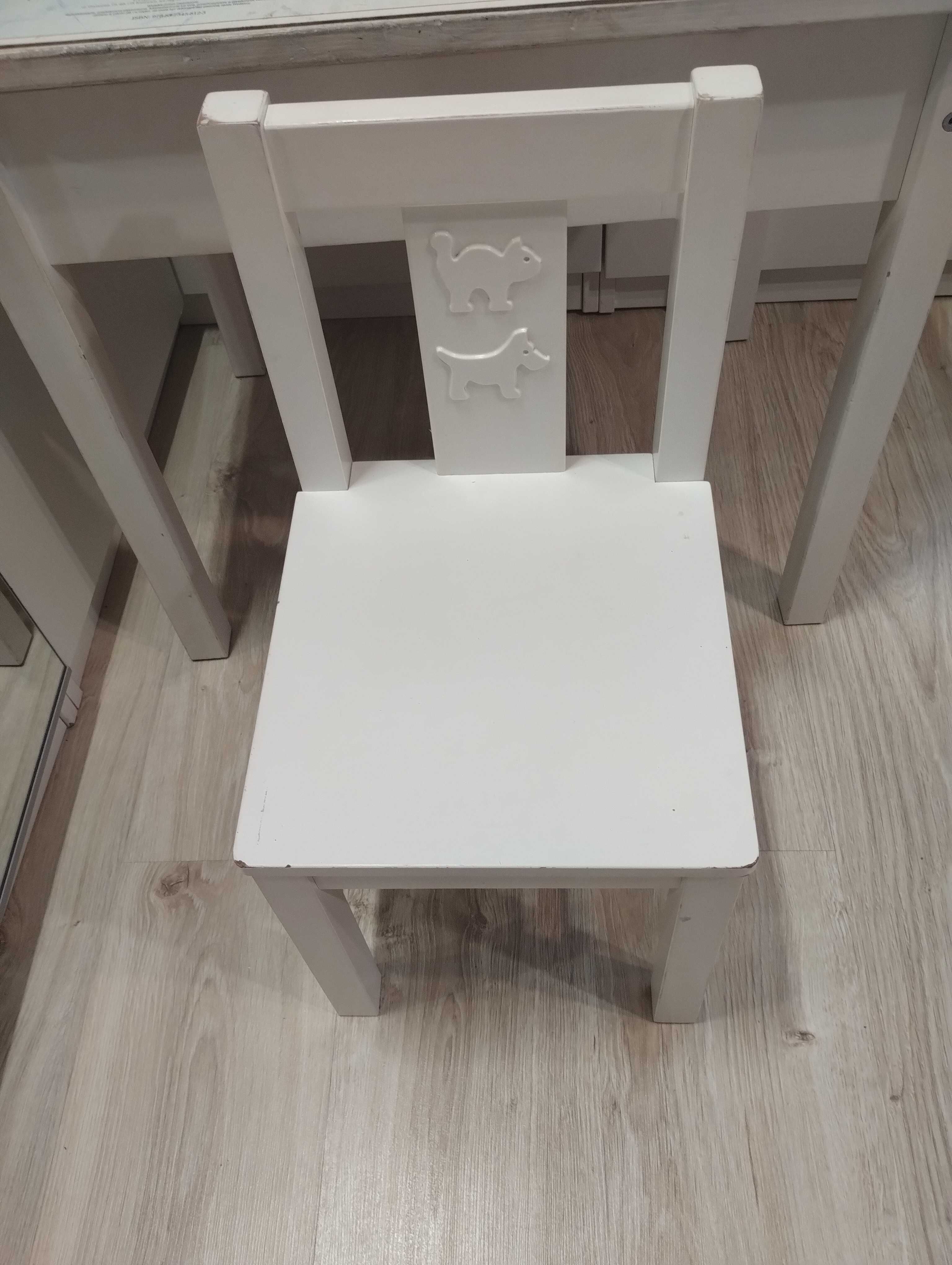 Stolik dziecięcy otwierany i krzesełko IKEA