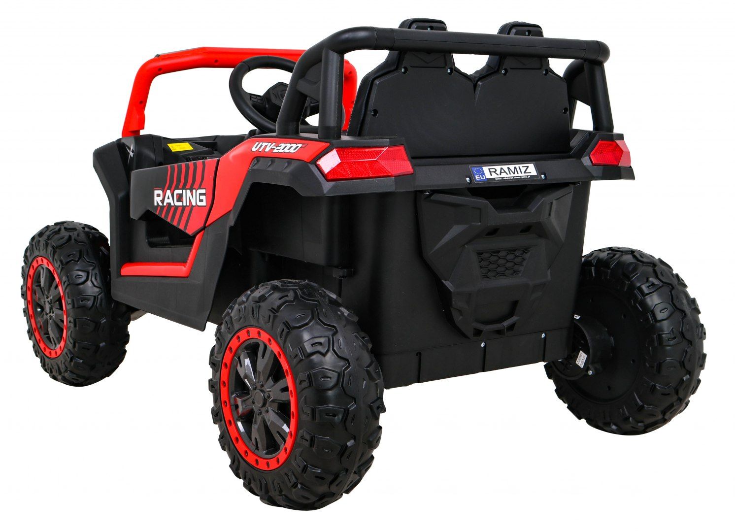 4x4 Samochód AUTO  na akumulator Buggy UTV 2000M Racing Czerwony