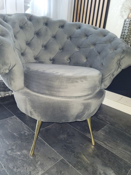 Fotele glamour chesterfield