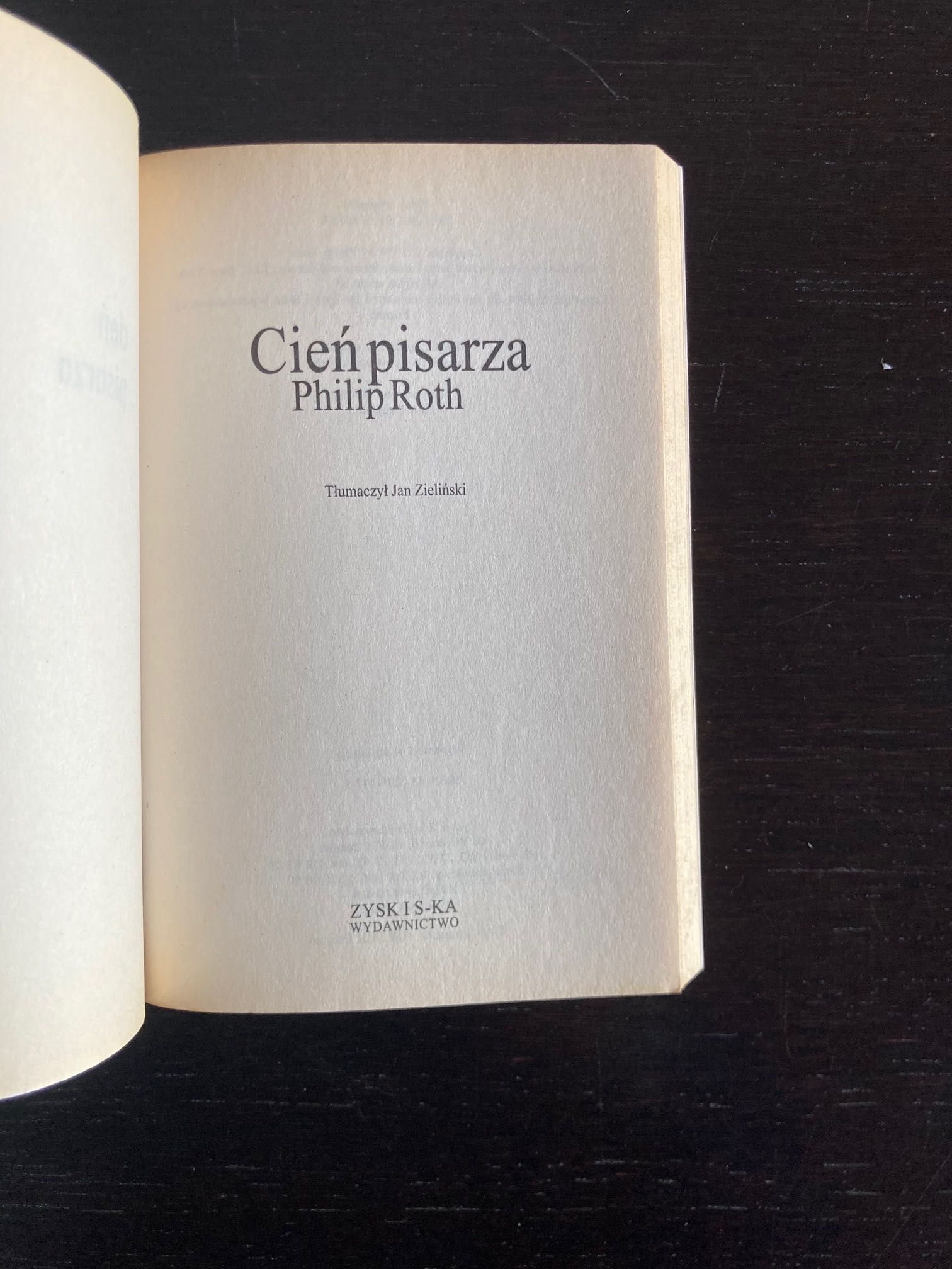 Philip Roth - Cień pisarza