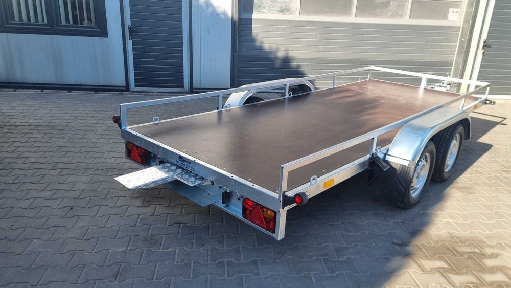 Przyczepka samochodowa na 2 Quady 400x156 750 kg Producent - TRANSPORT