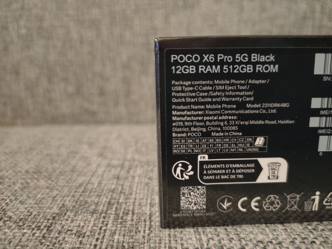 Smartfon Xiaomi POCO X6 PRO 5G 12/512GB [czarny]