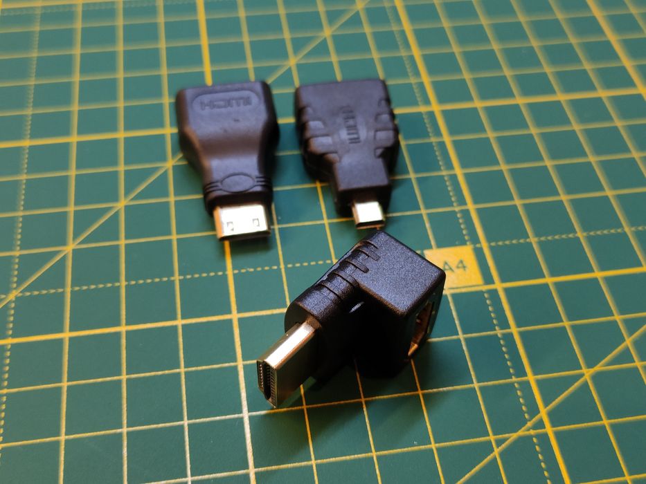 Переходник miniHDMI, microHDMI, HDMI