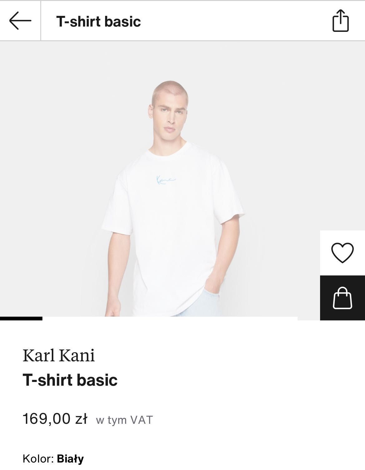 Karl Kani SMALL SIGNATURE LOGO -       T-shirt Basic r. M