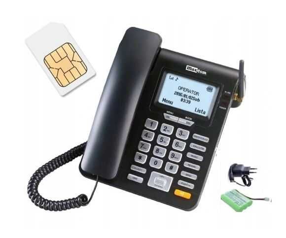 STACJONARNY TELEFON komórkowy NA KARTĘ dla seniora