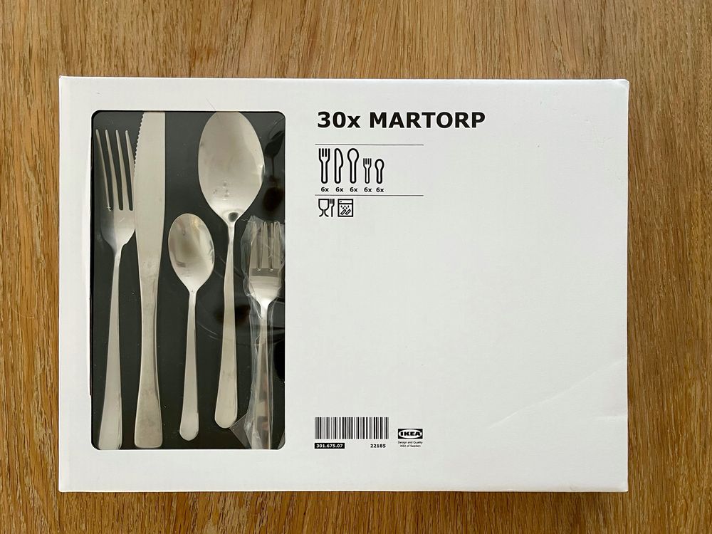 Ikea Martorp zestaw sztućców sztućce 30 szt.