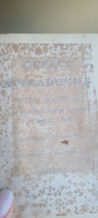 Missal em latim do século XIX