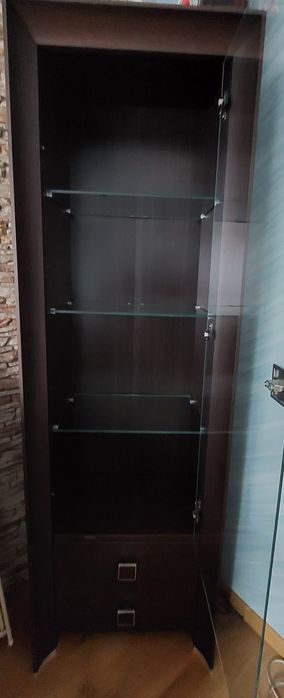 Witryna kolor wenge 198x62