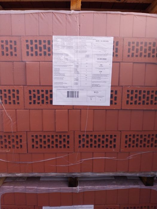 Cegła klinkierowa czerwona alfa lhl