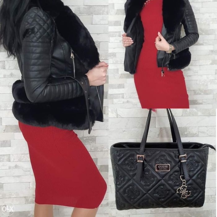 Жіноча дублянка, екошкіра