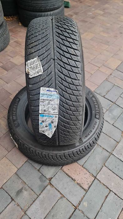 Nowe opony zimowe Michelin 215/55R18 99V Pilot Alpin 5 komplet