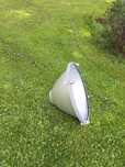 Klosz do lampy metalowy loft industrialny 60 cm