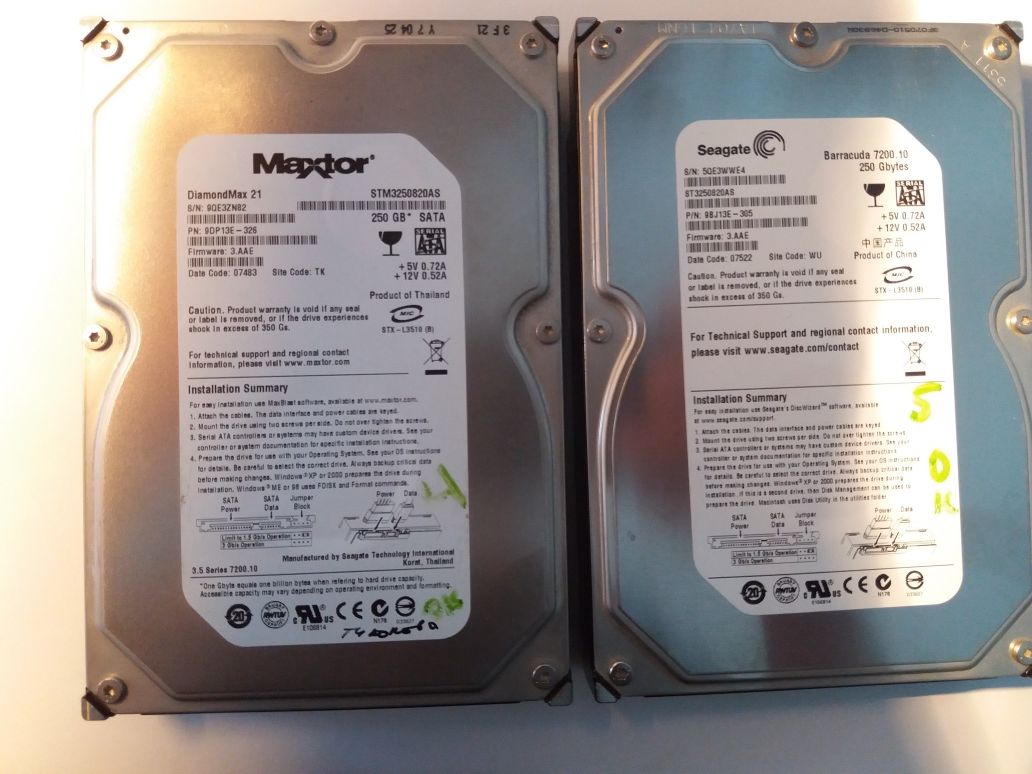 Хороший HDD Maxtor 250 Gb