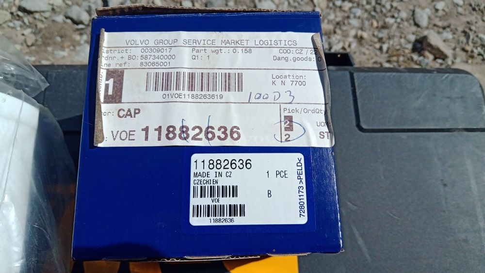 Koparko-Ładowarka Volvo BL 61, 71 - komplet nowych filtrów skrzyni